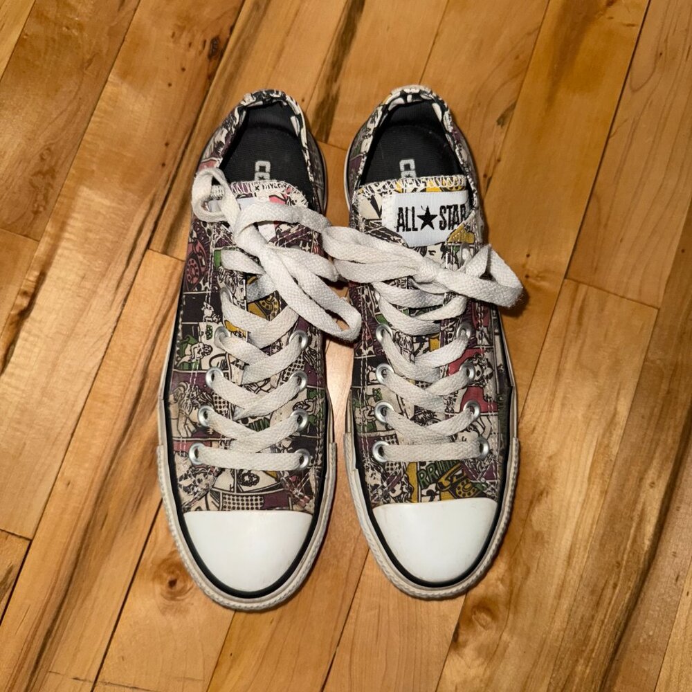 Converse Low Tops Chuck Taylor All Stars Comic Strip Unisex Mens‎ 5, Women's 7 - Picture 6 of 9